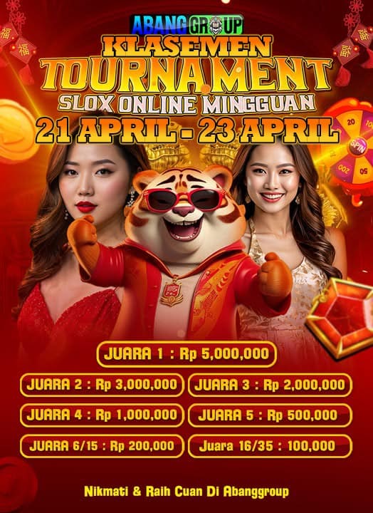 Klasemen Periode 21Apr-23Apr 2025 Turnamen Slot Mingguan