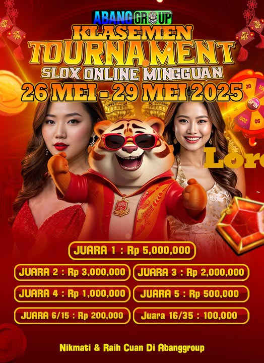 Klasemen Periode 26Mei-29Mei 2025 Turnamen Slot Mingguan