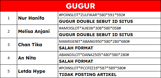 akun lomba gugur