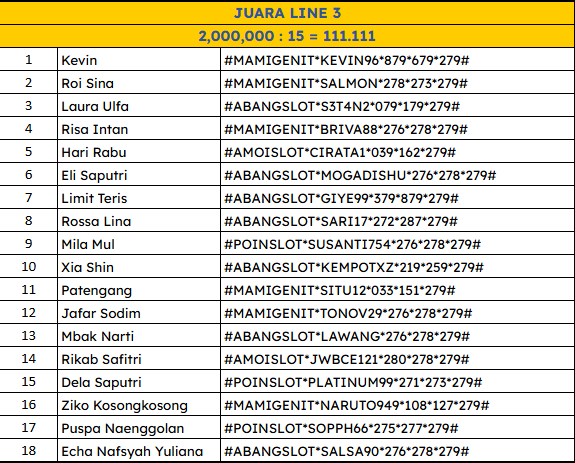 JUARA LINE 3 SYDNEY 06 NOVEMBER